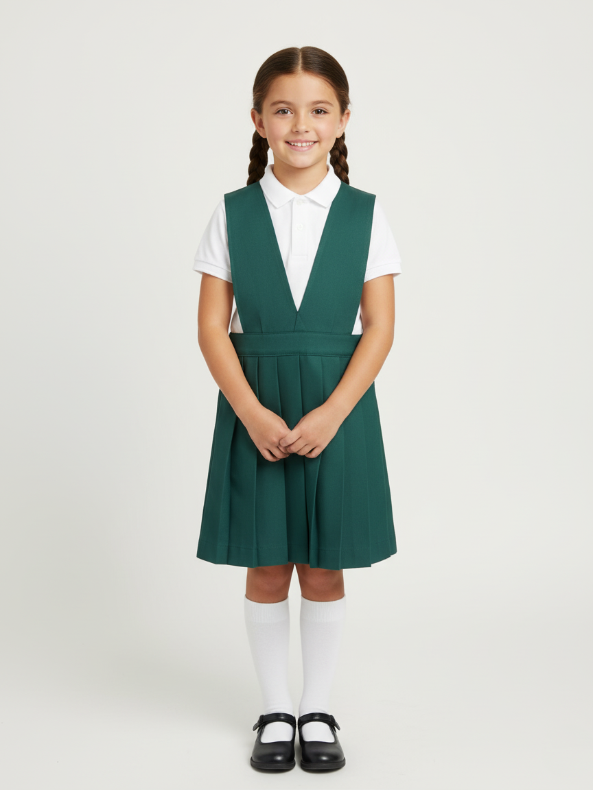 Olive Green School Uniform